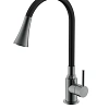 Смеситель для кухни Splenka S201.4306.09 с гибким изливом, графит Смеситель для кухни Splenka S201.4306.09 с гибким изливом, графит