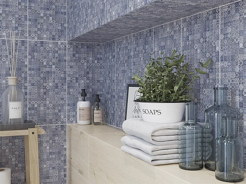 Плитка керамическая Cersanit Hammam многоцветный рельеф 20x44 HAG451 Плитка керамическая Cersanit Hammam многоцветный рельеф 20x44 HAG451