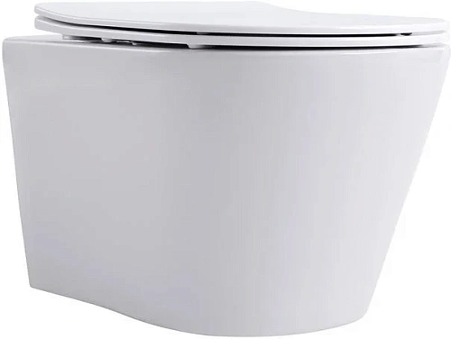 Унитаз подвесной Aquanet Rimless Atago 2.0 W LX-1905 00243549 с крышкой микролифт Унитаз подвесной Aquanet Rimless Atago 2.0 W LX-1905 00243549 с крышкой микролифт