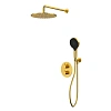 Душевая система WHITECROSS Y YSET08TOPGLB скрытого монтажа, термостатическая, брашированное золото