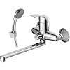 Картинка анонса товара «смеситель для ванны decoroom dr71043 универсальный с поворотным изливом 300 мм»