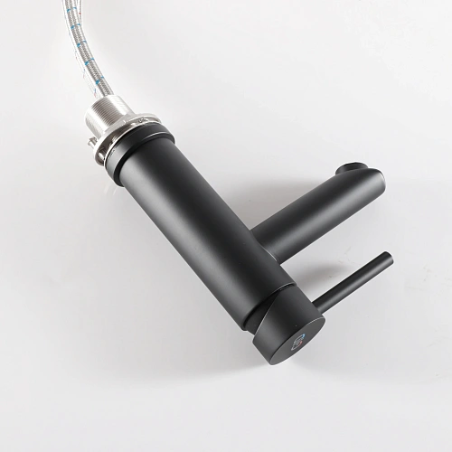 Смеситель для раковины Gid Berlin SS080-BM-K SS080BMK черный матовый Смеситель для раковины Gid Berlin SS080-BM-K SS080BMK черный матовый