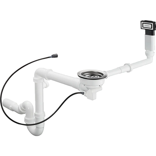 Сифон для кухни Hansgrohe Select с одной чашей D16-12 43947000, хром Сифон для кухни Hansgrohe Select с одной чашей D16-12 43947000, хром