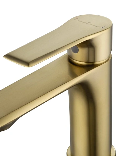 Смеситель для раковины Wonzon & Woghand брашированное золото (WW-88018079-BG) Смеситель для раковины Wonzon & Woghand брашированное золото (WW-88018079-BG)