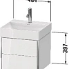Тумба под раковину Duravit XSquare XS416006161 подвесная 48 см Коричнево-оливковый глянцевый Тумба под раковину Duravit XSquare XS416006161 подвесная 48 см Коричнево-оливковый глянцевый