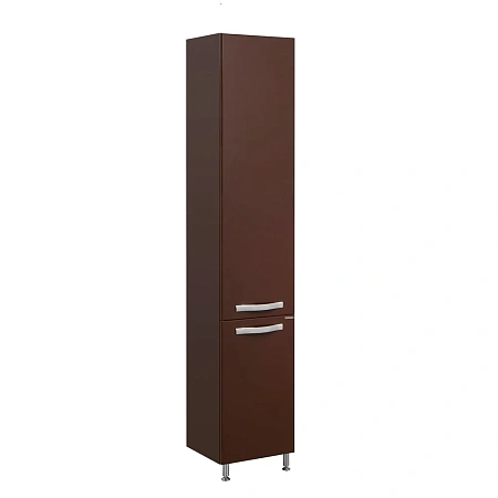 Шкаф-пенал Aquaton Ария М подвесной темно-коричневая 1A124403AA430 Шкаф-пенал Aquaton Ария М подвесной темно-коричневая 1A124403AA430