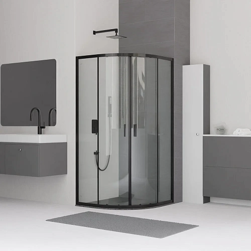Душевой уголок RGW CL-54B 1000x1000 мм 32095400-14 черный Easy Clean Душевой уголок RGW CL-54B 1000x1000 мм 32095400-14 черный Easy Clean