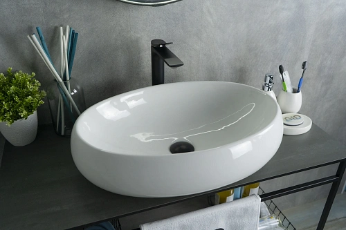 Раковина Gid N9030a 51114 накладная белая 60x41x15 Раковина Gid N9030a 51114 накладная белая 60x41x15