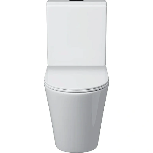 Унитаз напольный GROSSMAN GR-4458S 640x360x835 безободковый с тонкой крышкой Унитаз напольный GROSSMAN GR-4458S 640x360x835 безободковый с тонкой крышкой