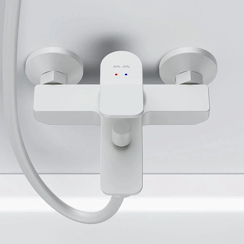 Смеситель для ванны AM.PM X-Joy F85A10033 белый Смеситель для ванны AM.PM X-Joy F85A10033 белый