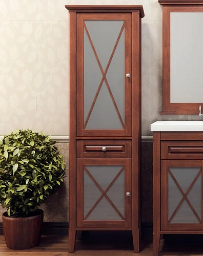 Шкаф-пенал Opadiris Палермо, светлый орех, левый Z0000008255 Шкаф-пенал Opadiris Палермо, светлый орех, левый Z0000008255