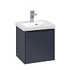 Картинка анонса товара «тумба под раковину villeroy &amp; boch subway 3.0 marine blue / marine blue c58201vq»