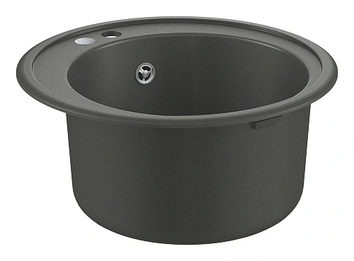 Кухонная мойка GROHE K200 с одной чашей, диаметр 510 мм, серый гранит (31656AT0) Кухонная мойка GROHE K200 с одной чашей, диаметр 510 мм, серый гранит (31656AT0)