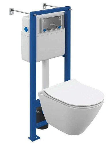 Комплект унитаза Cersanit CITY SMART (A64917) инсталляции VECTOR LP 64917 Комплект унитаза Cersanit CITY SMART (A64917) инсталляции VECTOR LP 64917