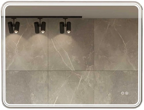 Зеркало Vincea LED VLM-3MA800-2 800х600 c сенсорным выключателем и диммером, антизапотевание Зеркало Vincea LED VLM-3MA800-2 800х600 c сенсорным выключателем и диммером, антизапотевание