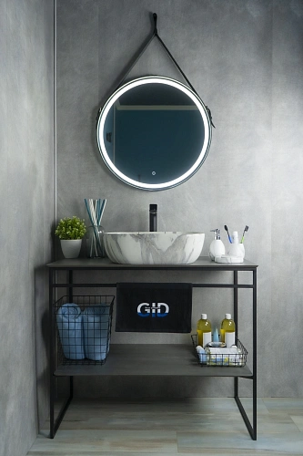 Раковина Gid K397G125 54402 накладная под камень глянцевая 50x40x14 Раковина Gid K397G125 54402 накладная под камень глянцевая 50x40x14