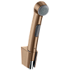 Гигиеническая лейка Hansgrohe 1jet со шлангом и держателем 32129310, шлифованное красное золото