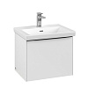 Картинка анонса товара «тумба под раковину villeroy &amp; boch subway 3.0 с подсветкой pure white / pure white c579l1vf»