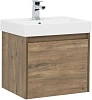 Тумба с раковиной Aquanet Nova Lite 60 дуб рустикальный (1 ящик) 00254694