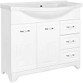 Тумба под раковину Style Line Олеандр-2 100 (3 ящ.) под раковину Эльбрус 100, Люкс белая ЛС-00000584 Тумба под раковину Style Line Олеандр-2 100 (3 ящ.) под раковину Эльбрус 100, Люкс белая ЛС-00000584
