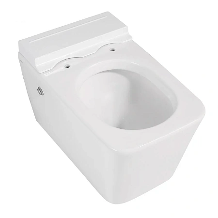 Унитаз подвесной ABBER Rechteck AC1202P белый с импульсным смывом с крышкой микролифт Унитаз подвесной ABBER Rechteck AC1202P белый с импульсным смывом с крышкой микролифт