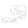 Душевой поддон Radaway Korfu C800 4C88400-03 80x80 Душевой поддон Radaway Korfu C800 4C88400-03 80x80