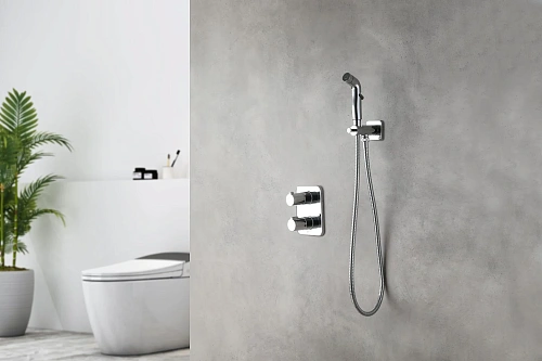 Гигиенический душ Lemark Yeti LM7820C, термостатический, встраиваемый, хром Гигиенический душ Lemark Yeti LM7820C, термостатический, встраиваемый, хром