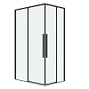 Душевой уголок GROSSMAN Galaxy 1/2.K33.01.11.21.00-1/2.K33.01.70.21.00 (110х70х195) раздвижная,черный матовый,стекло прозрачное