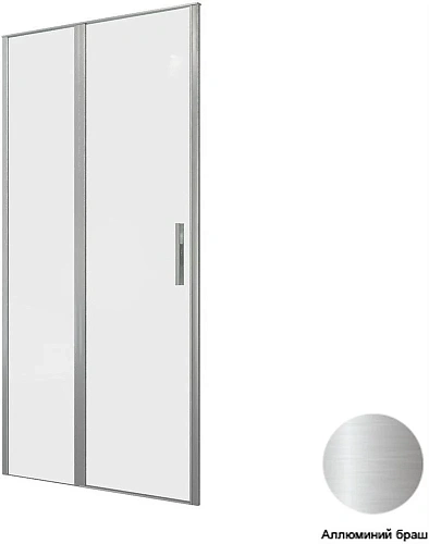 Душевая дверь Allen Brau Priority 100 3.31029.BA серебро браш Душевая дверь Allen Brau Priority 100 3.31029.BA серебро браш