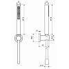 Душевой гарнитур EXCELLENT Loka AREX.SET.023GL золото Душевой гарнитур EXCELLENT Loka AREX.SET.023GL золото