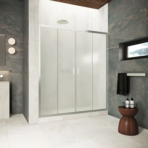 Душевая дверь Vegas-glass Z2P Protec 185 04 10 1850 мм, профиль никель, стекло сатин Душевая дверь Vegas-glass Z2P Protec 185 04 10 1850 мм, профиль никель, стекло сатин