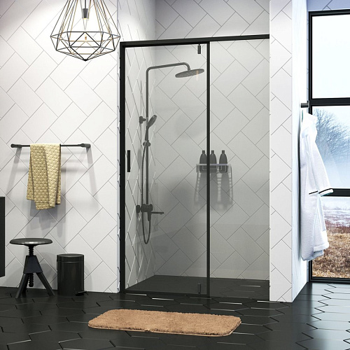 Душевая дверь WasserKRAFT Elbe 74P05 черный Душевая дверь WasserKRAFT Elbe 74P05 черный