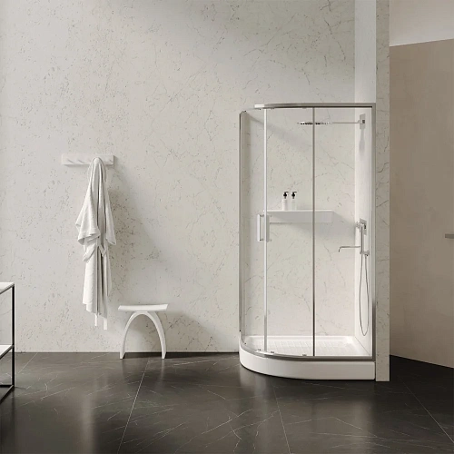 Душевой поддон ABBER AD3A080 80х80 четверть круга, акриловый, белый Душевой поддон ABBER AD3A080 80х80 четверть круга, акриловый, белый