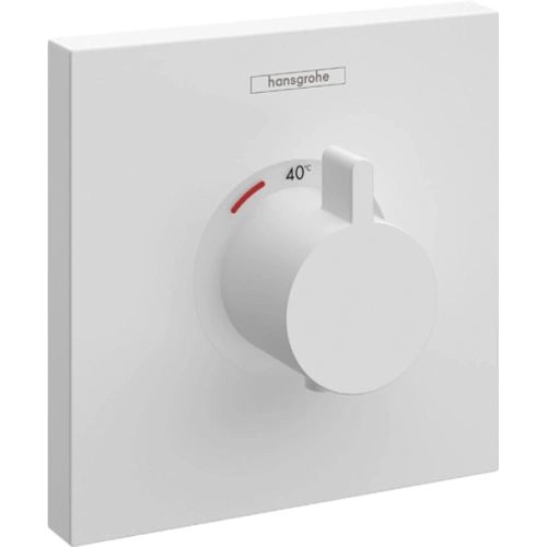 Смеситель для душа Hansgrohe ShowerSelect Highfow 15760700, матовый белый термостатический Смеситель для душа Hansgrohe ShowerSelect Highfow 15760700, матовый белый термостатический