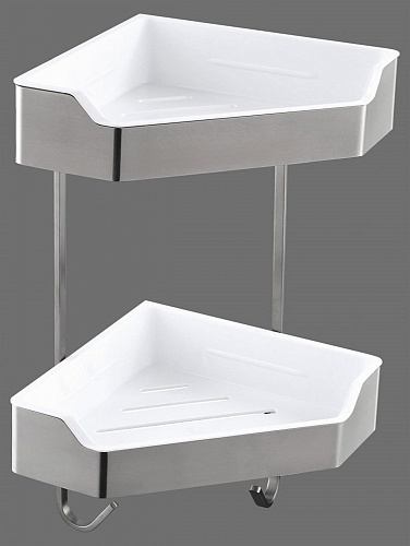 Полка ART&MAX AM-T-2701A-S 2-ярусная, нержавеющая сталь Полка ART&MAX AM-T-2701A-S 2-ярусная, нержавеющая сталь