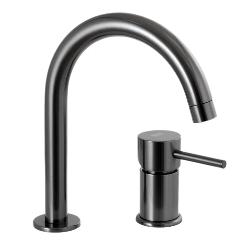 Смеситель для раковины Remer X Style X57CFP, чёрный брашированный хром Смеситель для раковины Remer X Style X57CFP, чёрный брашированный хром