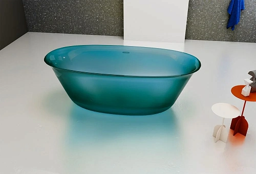 Ванна отдельностоящая ABBER AT9707Aquamarin 170x75 универсальная, бирюзовый полиэфирная смола Ванна отдельностоящая ABBER AT9707Aquamarin 170x75 универсальная, бирюзовый полиэфирная смола