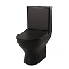 Унитаз напольный Taliente Arte Vortex AR33043 Nero черный матовый, с бачком и крышкой микролифт Унитаз напольный Taliente Arte Vortex AR33043 Nero черный матовый, с бачком и крышкой микролифт