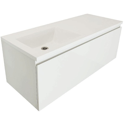 Тумба с раковиной Эстет Dallas Luxe ФР-00009678 1050х482 левая, подвесная 1 ящик Тумба с раковиной Эстет Dallas Luxe ФР-00009678 1050х482 левая, подвесная 1 ящик