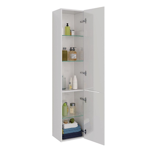 Шкаф-пенал Lemark MIANO 35 см подвесной/напольный, правый, белый LM06M35P Шкаф-пенал Lemark MIANO 35 см подвесной/напольный, правый, белый LM06M35P