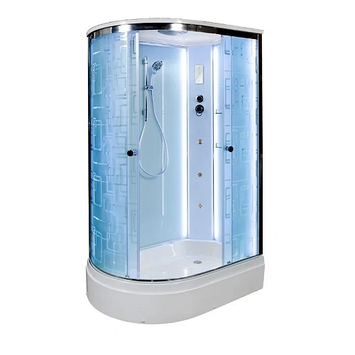 Душевая кабина Dto EM2712RN LED (EM2712RNLED+GM) 120x80 см с гидромассажем Душевая кабина Dto EM2712RN LED (EM2712RNLED+GM) 120x80 см с гидромассажем