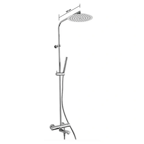 Душевая система Paini Cox 78CR687TH 250 мм, ультратонкий с термостатом Душевая система Paini Cox 78CR687TH 250 мм, ультратонкий с термостатом