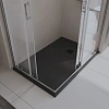 Душевой поддон BelBagno UNO TRAY-MR-UNO-AH-120/90-35-NERO-NO из искусственного мрамора с сифоном Душевой поддон BelBagno UNO TRAY-MR-UNO-AH-120/90-35-NERO-NO из искусственного мрамора с сифоном