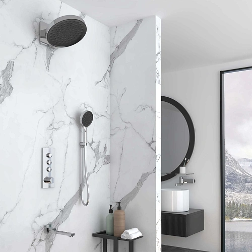 Душевая система Vincea VSFW-433TI3CH встраиваемый, термостатический, трехрежимный, хром Душевая система Vincea VSFW-433TI3CH встраиваемый, термостатический, трехрежимный, хром