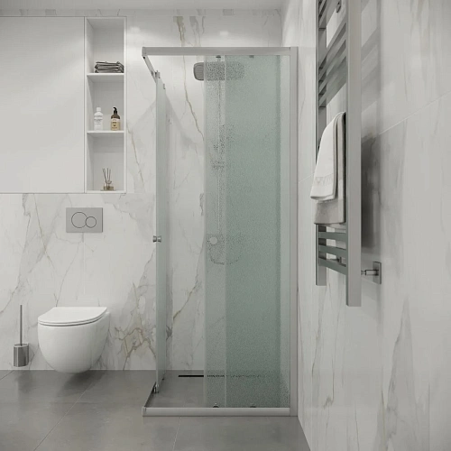 Душевой уголок Niagara Eco NG-1008-14QMT (80x80x190) квадратная, раздвиж, профиль хром, стекло матовое (4мм) Душевой уголок Niagara Eco NG-1008-14QMT (80x80x190) квадратная, раздвиж, профиль хром, стекло матовое (4мм)