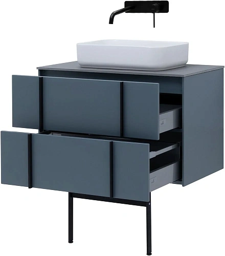 Тумба под раковину Allen Brau Reality 80 1.32005.BGM синий матовый Тумба под раковину Allen Brau Reality 80 1.32005.BGM синий матовый