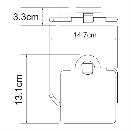 Держатель туалетной бумаги WasserKRAFT Rhein K-6225 хром Держатель туалетной бумаги WasserKRAFT Rhein K-6225 хром