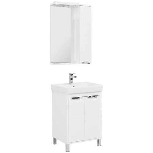 Комплект мебели Aquanet Гретта 60 New белый (2 дверцы) 00239428 Комплект мебели Aquanet Гретта 60 New белый (2 дверцы) 00239428