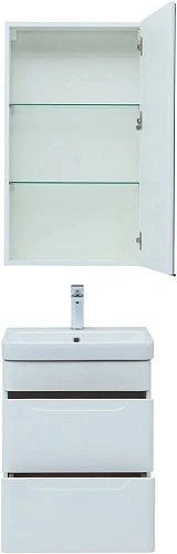 Комплект мебели Aquanet София 50 белый глянец (2 ящика) 00274191 Комплект мебели Aquanet София 50 белый глянец (2 ящика) 00274191