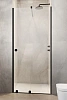 Душевая дверь Radaway Furo DWJ RH Black 44,2x200 прозрачное 8 мм левая 1/2 10107442-54-01LU